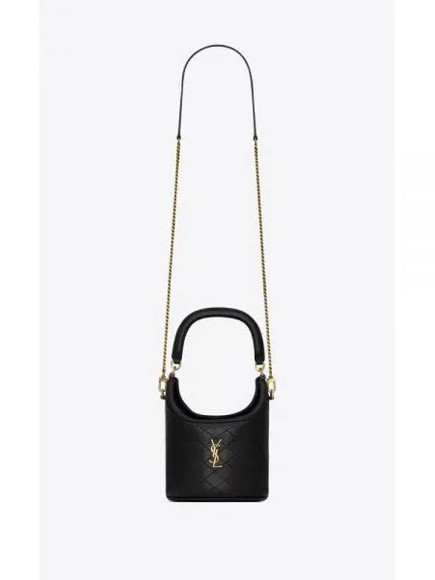 Gaby Lambskin Shoulder Bag Black - SAINT LAURENT - BALAAN 2