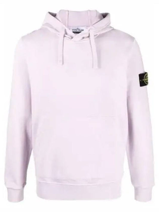 Waffen Patch Cotton Fleece Hoodie Rose - STONE ISLAND - BALAAN 2