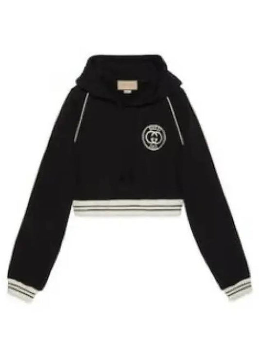 Interlocking G Hoodie Black - GUCCI - BALAAN 2