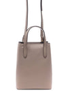 Salvatore Gancini leather mini bag beige - SALVATORE FERRAGAMO - BALAAN.