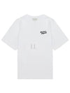 Handwriting Logo Cotton Short Sleeve T-Shirt White - MAISON KITSUNE - BALAAN 2