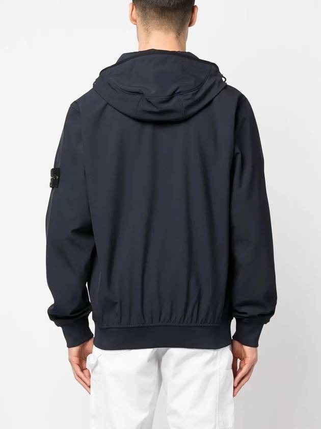 Soft Shell Technology Wappen Patch Track Jacket Navy - STONE ISLAND - BALAAN 6