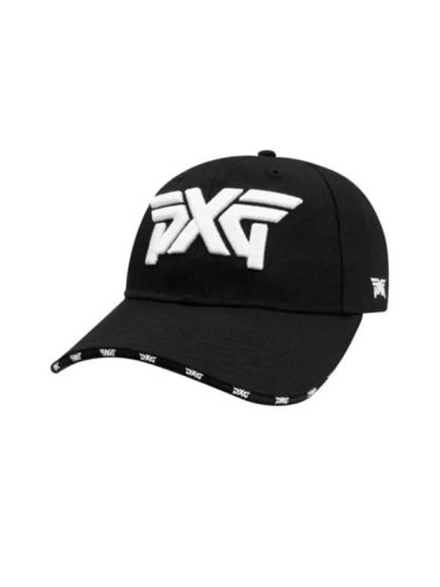 Logo Repeat Ball Cap Black - PXG - BALAAN 3