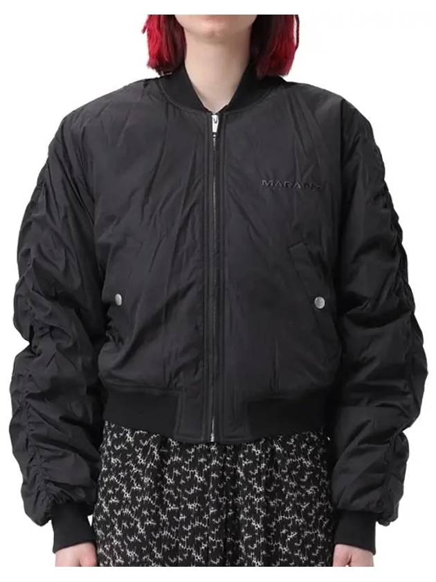 Isabel Marant  Women's BESSIME GA Besim Overfit Bomber Jacket VE0252FA B1C01E 02 FK - ISABEL MARANT ETOILE - BALAAN 1