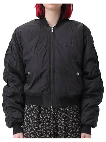 Isabel Marant  Women's BESSIME GA Besim Overfit Bomber Jacket VE0252FA B1C01E 02 FK - ISABEL MARANT ETOILE - BALAAN 1