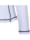 Mockneck slim jersey inner t-shirt MW3SE068WHT - P_LABEL - BALAAN 7