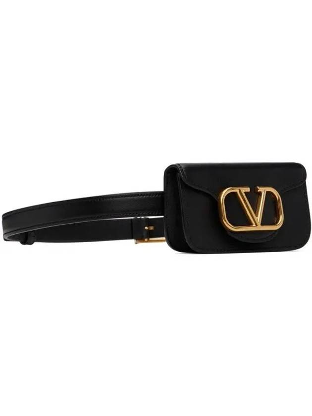 Black Rocco Belt Bag 241807F045004 271526 1147478 - VALENTINO - BALAAN 1