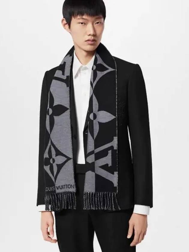 Graphic Dual Small Mini Twilly Scarf Muffler Black M79127 - LOUIS VUITTON - BALAAN 1