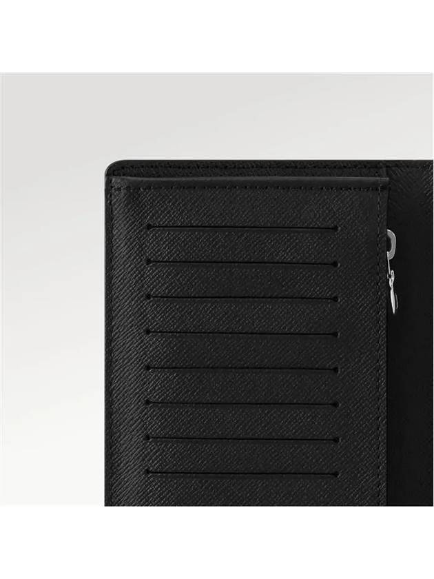 Brazza Monogram Long Wallet Black - LOUIS VUITTON - BALAAN 5