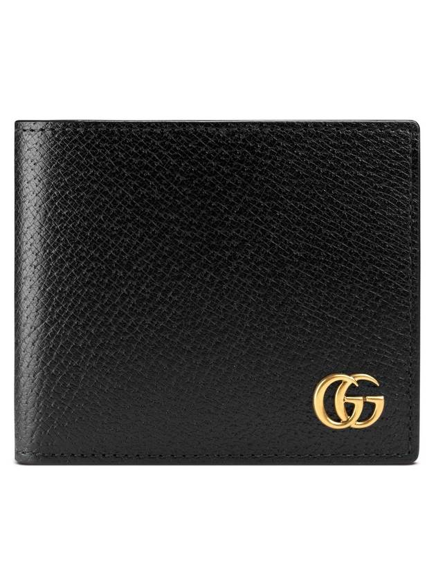 GG Marmont Half Wallet Black - GUCCI - BALAAN 1