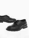 Men's Tread Lace-Up Derby Shoes Black - ALEXANDER MCQUEEN - BALAAN.