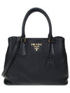 Vitello Phenix Tote Bag Black - PRADA - BALAAN 2