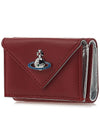 Enma Envelope Logo Half Wallet Red - VIVIENNE WESTWOOD - BALAAN 3