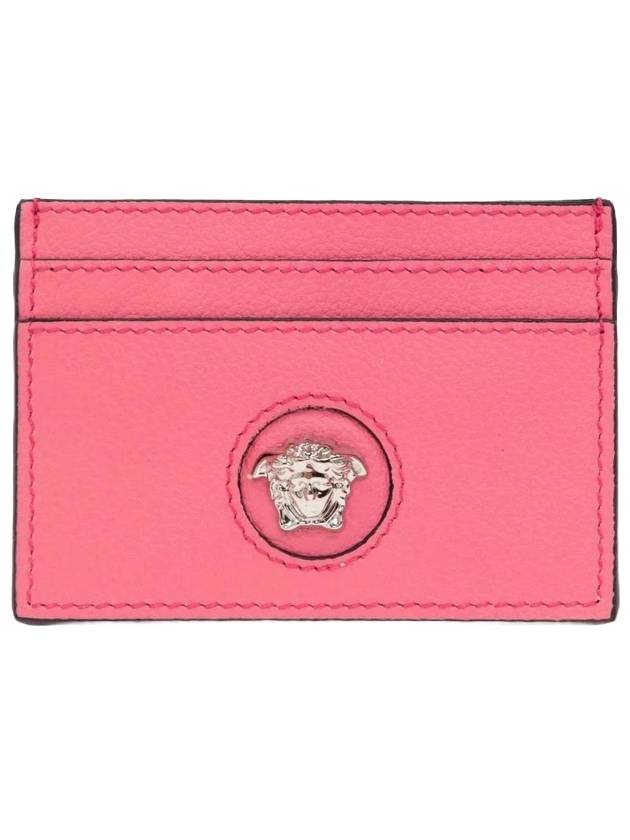 Medusa Leather Card Wallet Pink - VERSACE - BALAAN 1