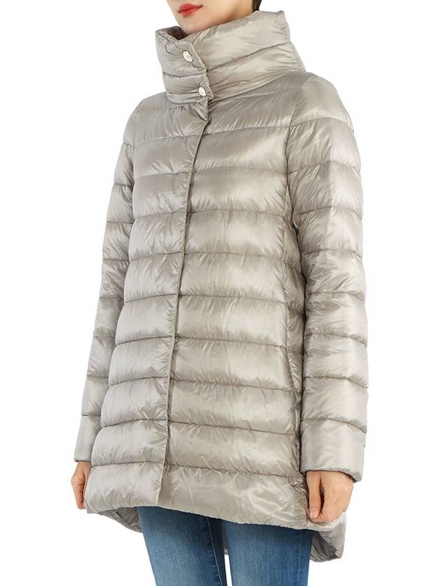 Amelia Goose Down Padding Pearl Grey - HERNO - BALAAN 4