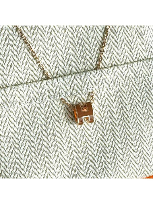 Mini PopAche Necklace New Gold Rose Gold H147992F - HERMES - BALAAN 1