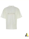 Surfer Medium Fit Short Sleeve T-Shirt White - BALENCIAGA - BALAAN 2