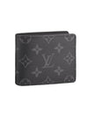 Slender Monogram Eclipse Half Wallet Black - LOUIS VUITTON - BALAAN 1