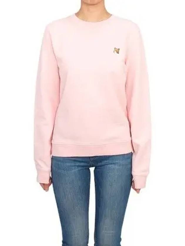 Fox Head Patch Regular Sweatshirt Pink - MAISON KITSUNE - BALAAN 3