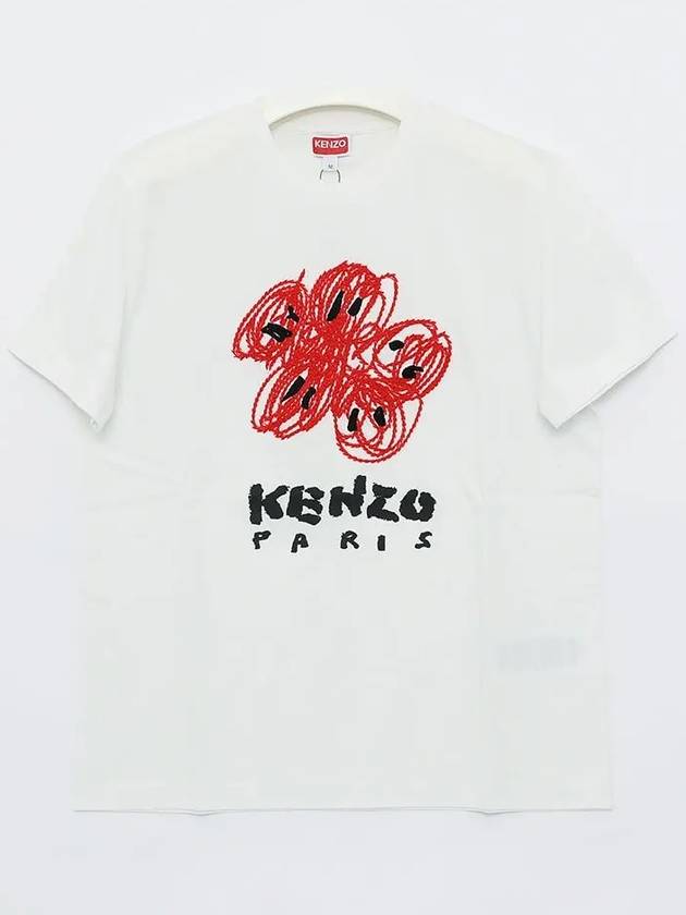 2TS102 4SG 02 Drawing T shirt - KENZO - BALAAN 1