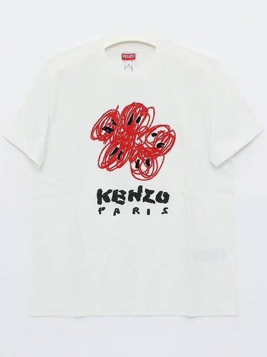 2TS102 4SG 02 Drawing T shirt - KENZO - BALAAN 1