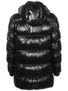 PABLOF logo patch hood padded jacket black 1C000 31 5963V 999 - MONCLER - BALAAN 3