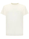 Reverse Logo Jersey Short Sleeve T-Shirt Ivory - MAISON MARGIELA - BALAAN 3