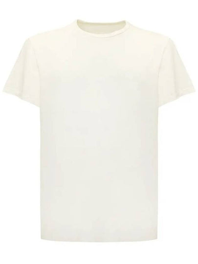 Reverse Logo Jersey Short Sleeve T-Shirt Ivory - MAISON MARGIELA - BALAAN 2