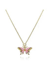 Idyllia Butterfly Pendant Necklace Gold - SWAROVSKI - BALAAN 3