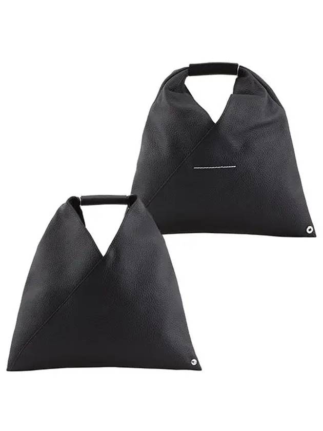 Japanese Leather Mini Tote Bag Black - MAISON MARGIELA - BALAAN 3