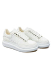 Larry Two Tone Suede Leather Low Top Sneakers White - ALEXANDER MCQUEEN - BALAAN 2