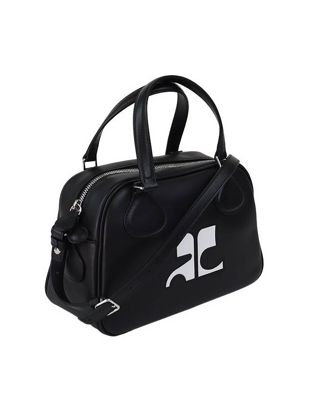 Reedition Leather Bowling Tote Bag Black - COURREGES - BALAAN 4