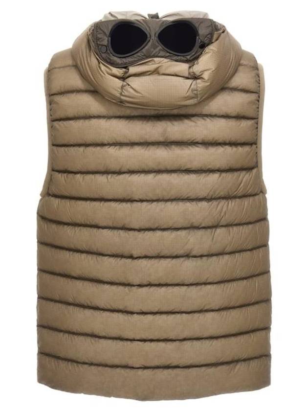 D.D. Shell Goggles Down Vest Beige - CP COMPANY - BALAAN 3