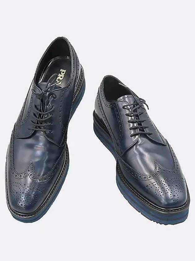 Smith Market Used Luxury Navy Shoes Men s - PRADA - BALAAN 2