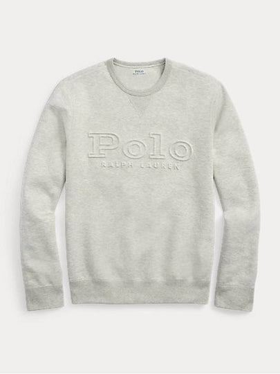 Emboss Logo Lettering Sweatshirt Grey - POLO RALPH LAUREN - BALAAN 2