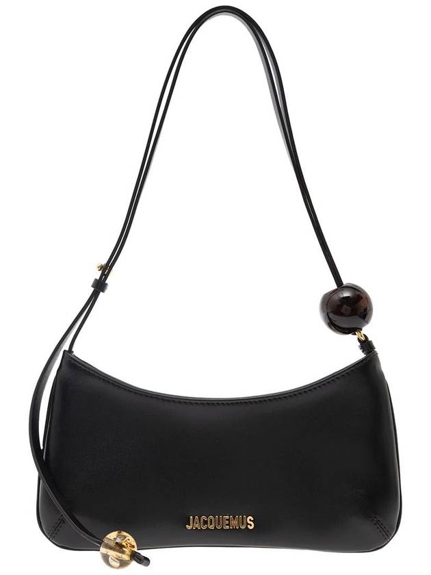 Le Bisou Perle Beaded Shoulder Bag Black - JACQUEMUS - BALAAN 2