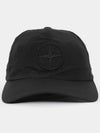 Nylon Logo Ball Cap Black - STONE ISLAND - BALAAN 4