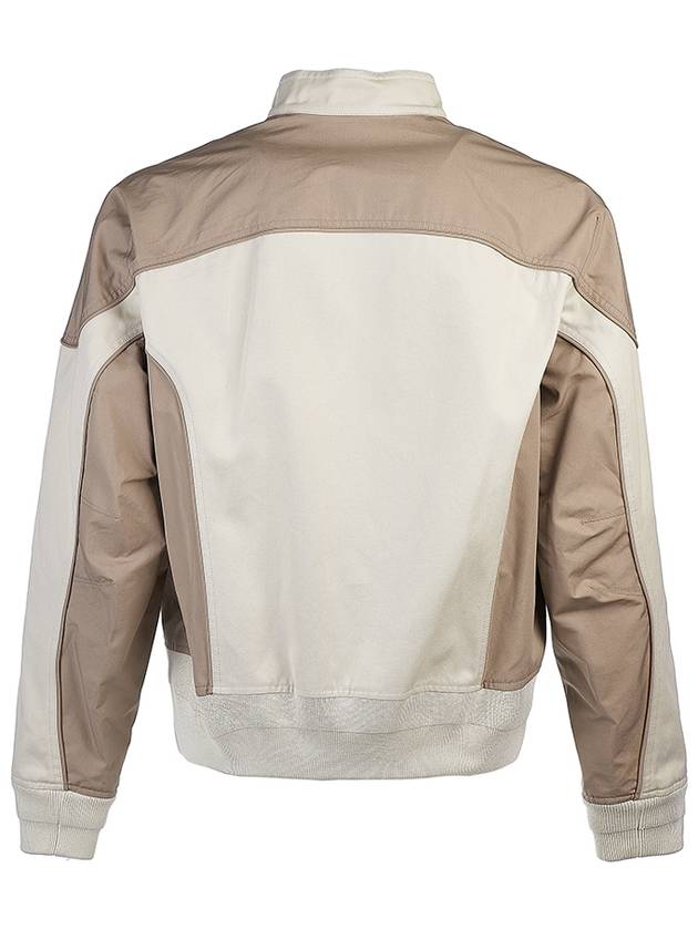 Cotton Canvas Bomber Jacket Beige - DIOR - BALAAN 4