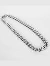 Surgical Steel Chain Necklace Silver - BASSCLEF - BALAAN 6