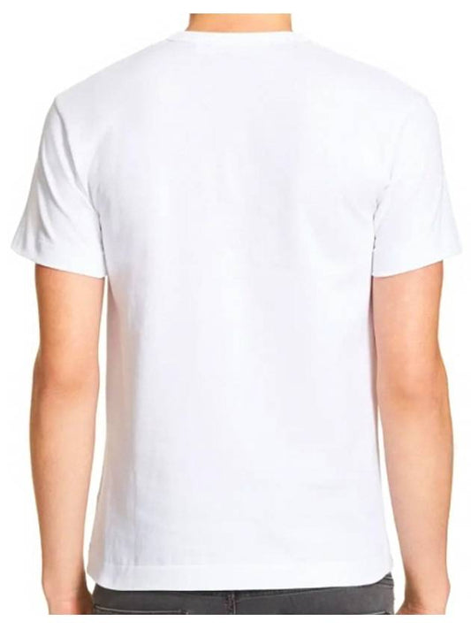 Men's Big Heart Play Short Sleeve TShirt White P1T224 - COMME DES GARCONS - BALAAN 2