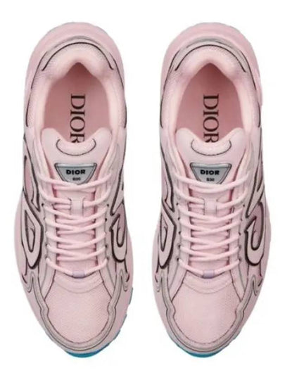 B30 CD Logo Patch Technical Fabric Low Top Sneakers Pink - DIOR - BALAAN 2