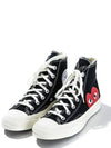 Chuck Taylor High Top Sneakers P1 K112 1 Black - COMME DES GARCONS - BALAAN 2