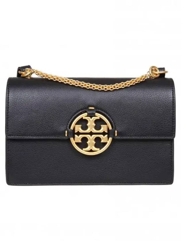 Miller Gold Chain Shoulder Bag Black - TORY BURCH - BALAAN 4