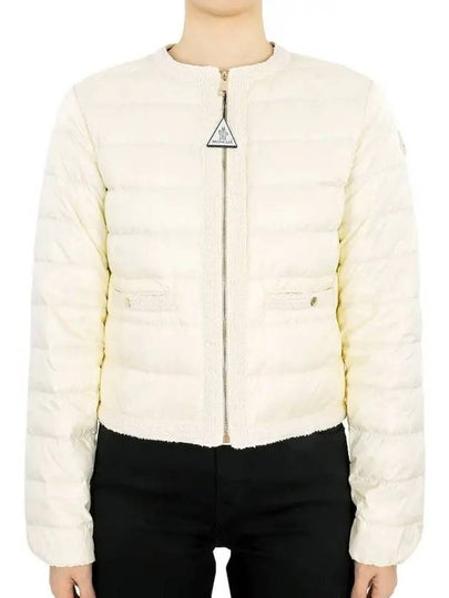 Kids DAFINA lightweight padded jacket ivory 1A00044 595FE 038 12 14A adult wearable - MONCLER - BALAAN 2