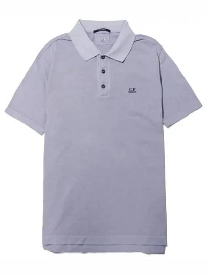 1020 Jersey Logo Polo Shirt Purple - CP COMPANY - BALAAN 2