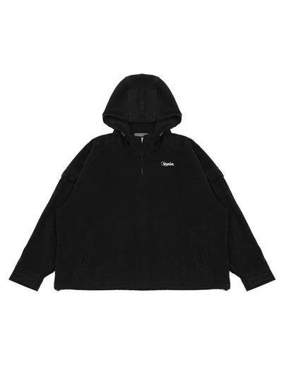 Corduroy Hooded Jacket Black - ARCANE FUNK - BALAAN 2