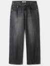 DPT 003 Damaged washed denim pants black - INDUST - BALAAN 8