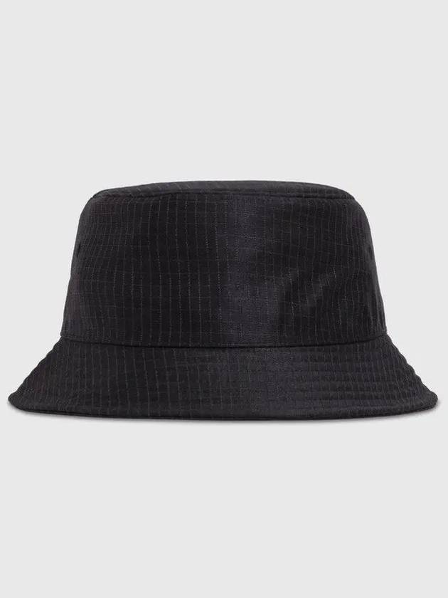 Grid Basic Poly Cotton Blend Embroidery Logo Bucket Hat - STUSSY - BALAAN 3