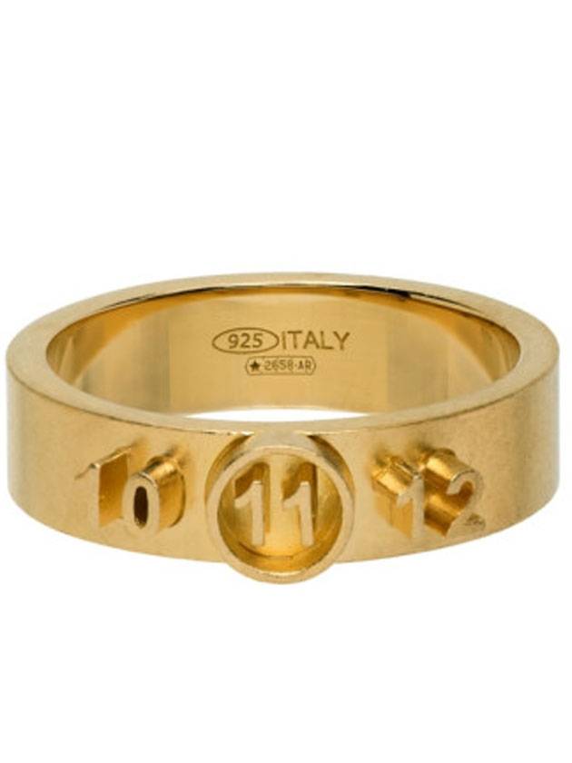 Number Embossing Ring Gold - MAISON MARGIELA - BALAAN 1