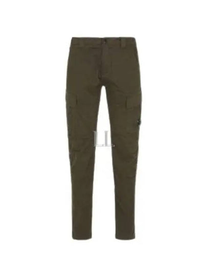 Stretch Sateen Ergonomic Lens Double Cargo Straight Pants Ivy Green - CP COMPANY - BALAAN 2